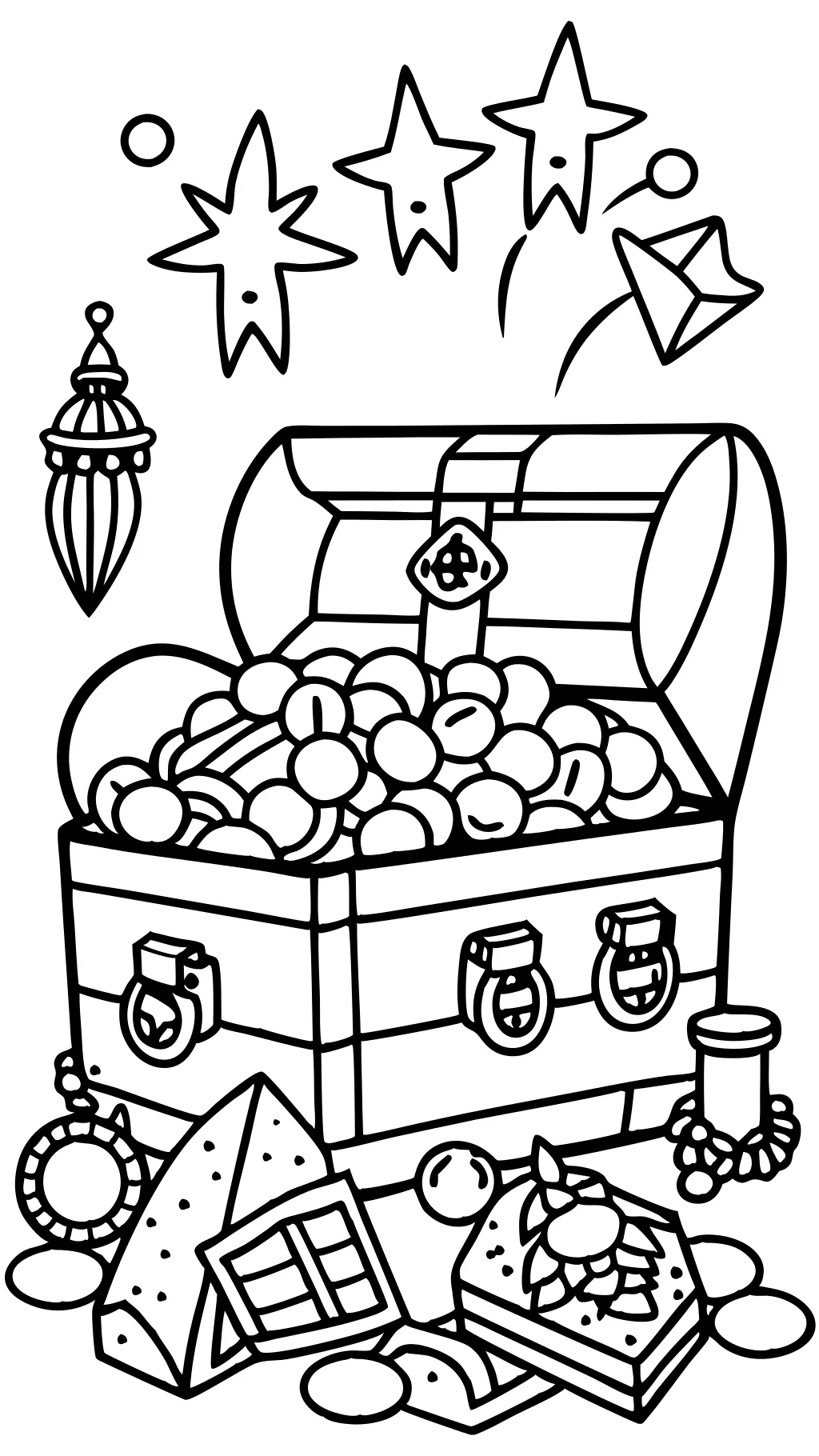 treasure coloring pages